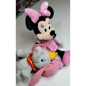Disney plush toys Minnie Mouse and Dumbo Elephant